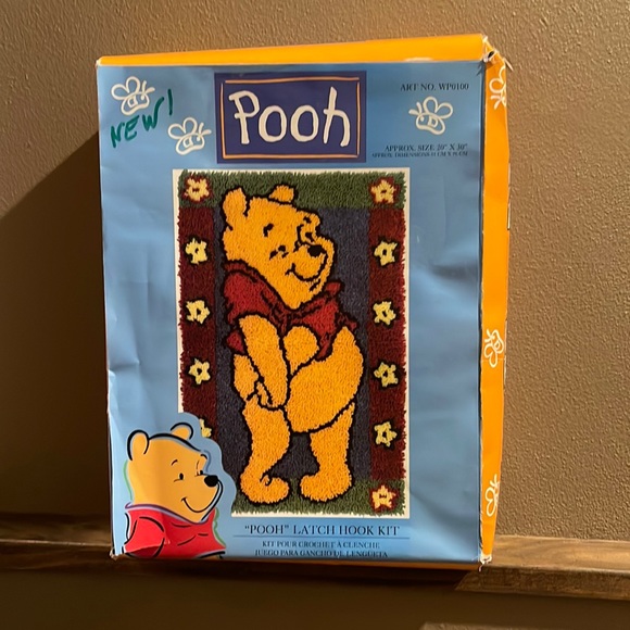 Other New Vintage Caron Winnie The Pooh Latch Hook Kit New Poshmark
